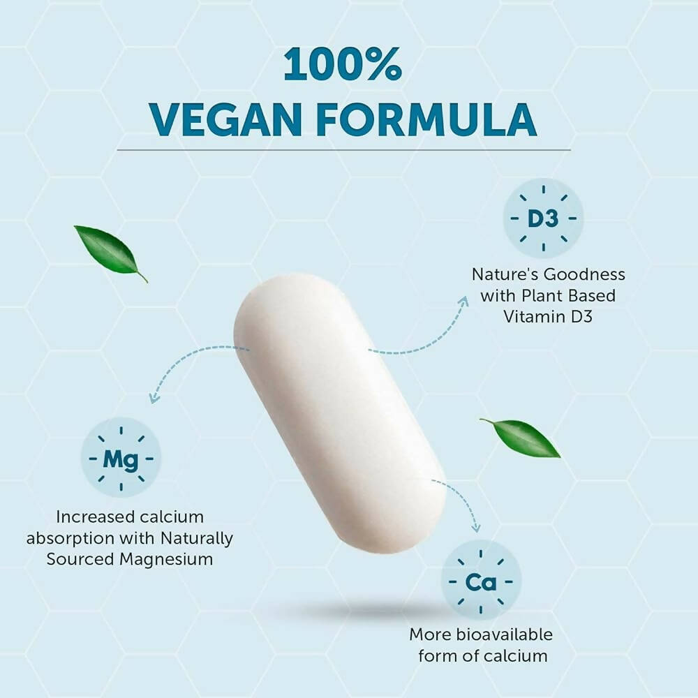 Neuherbs True Calcium 1000mg With Natural Vitamin D3 Tablets | Grocsy