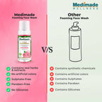 Medimade Wellness Foaming Face Wash With Pink Rose | Grocsy