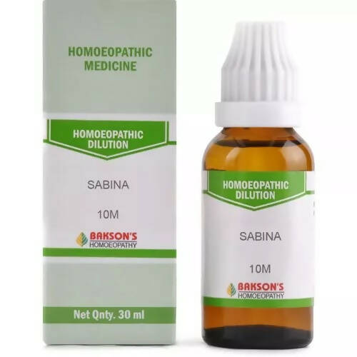 Bakson's Homeopathy Sabina Dilution | Grocsy