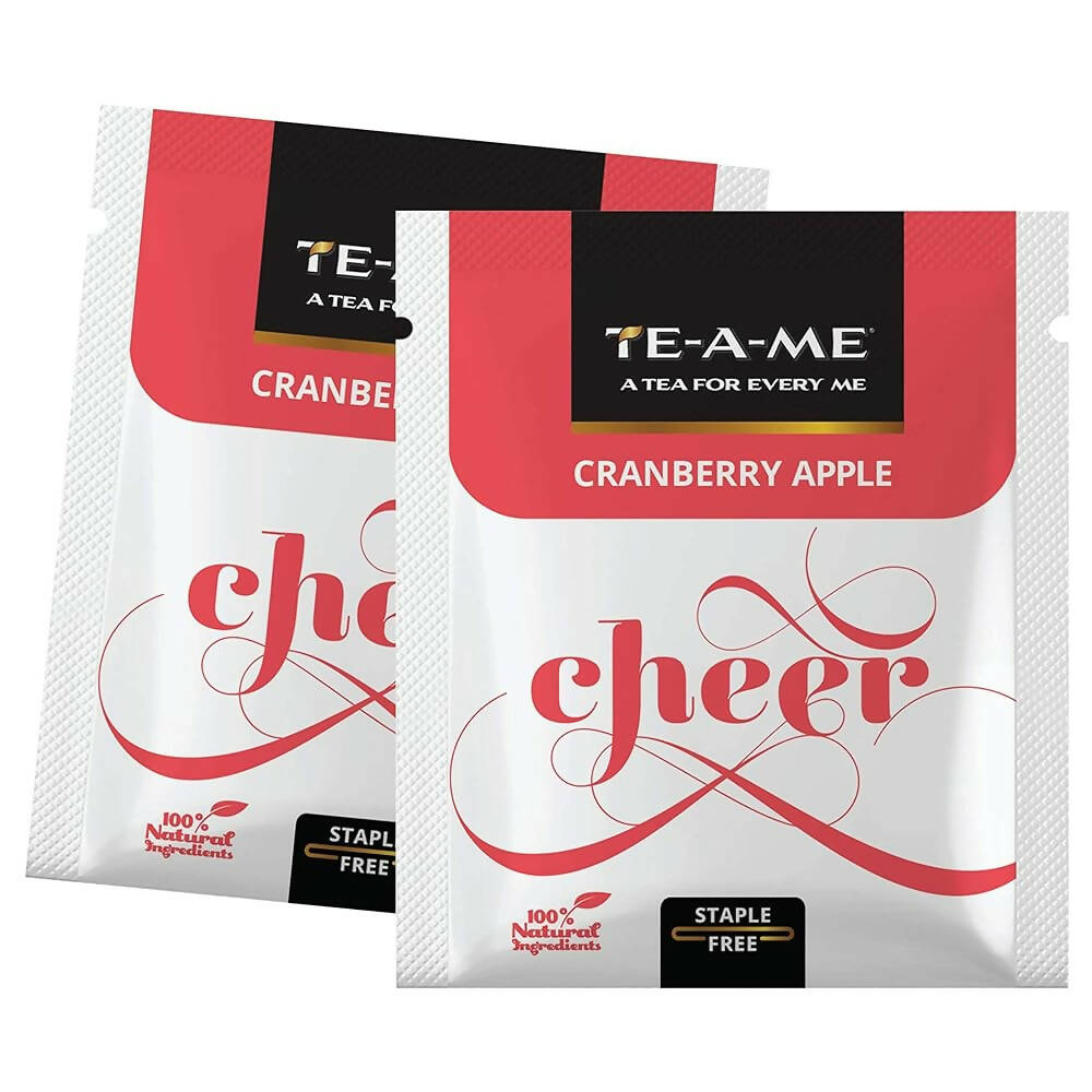 TE-A-ME Cranberry Apple Cheer Infusion Tea Bags | Grocsy