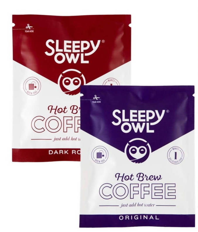 Sleepy Owl Hot Brew Coffee Combo | Grocsy