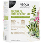 Sesa Ayurvedic Natural Hair Colour Kit Natural Black | Grocsy