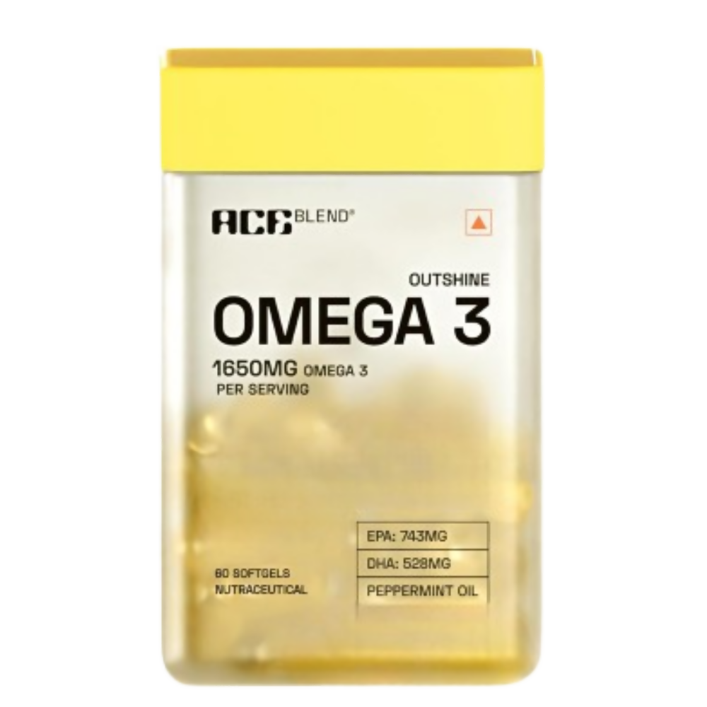 Ace Blend Outshine Omega 3 Fish Oil Capsules | Grocsy