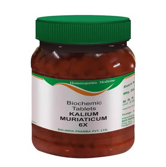 Bio India Homeopathy Kalium Muriaticum Biochemic Tablets | Grocsy