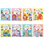 Jolly Kids Colouring for Fun Books For Kids Set of 8| Each Book 64 Images| Colouring & Painting Books| Ages 3 - 8 Year | Grocsy