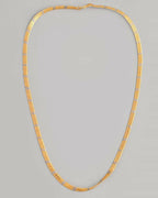 VOJ Dual Toned Self Designed Gold-Polished Chain For Men | Grocsy
