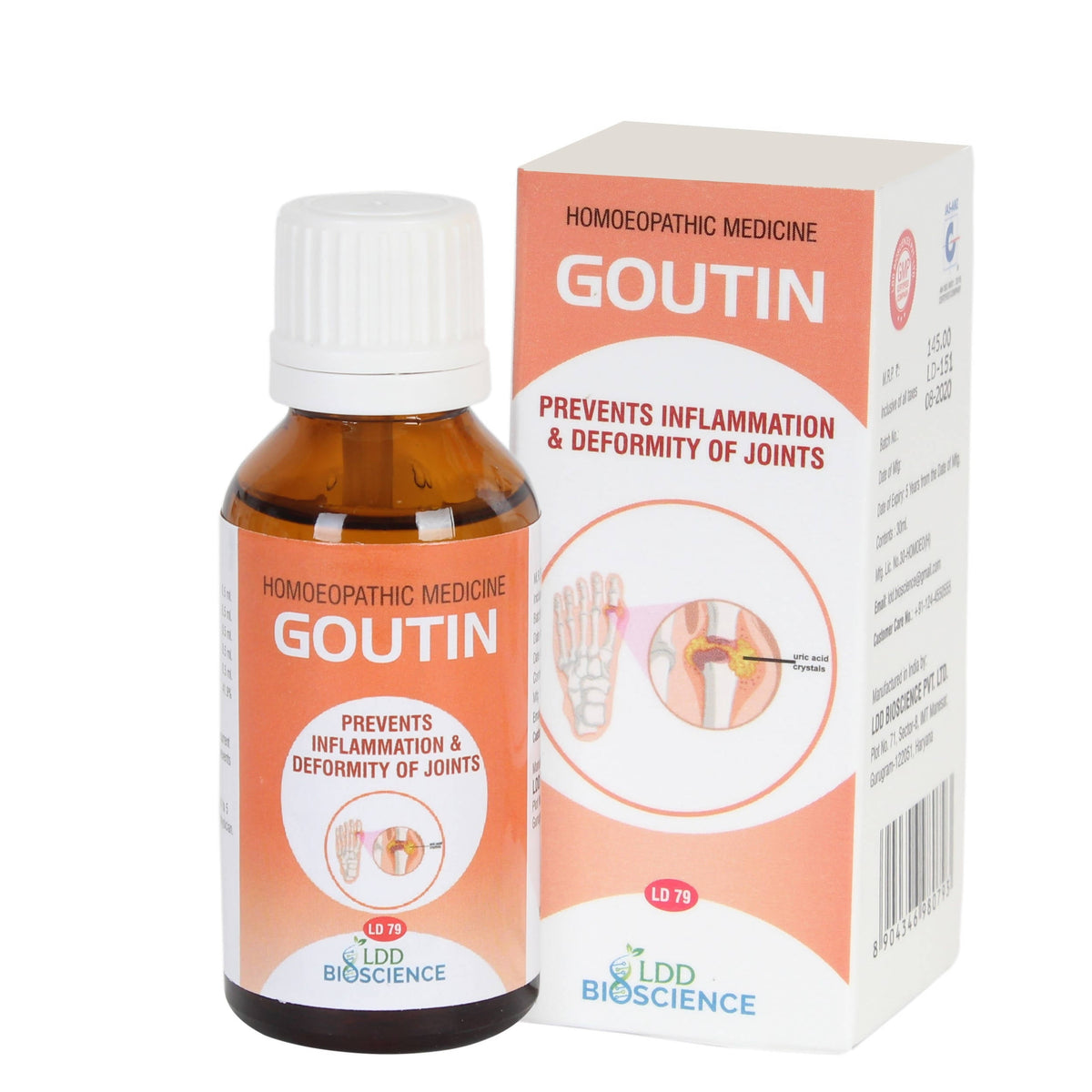 LDD Bioscience Homeopathy Goutin Drops | Grocsy