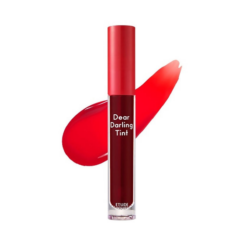 Etude House Dear Darling Water Gel Lip And Cheek Tint Lipstick - Real Red | Grocsy