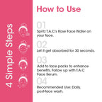 TAC - The Ayurveda Co. Pure Indian Rose Water For Toning & Hydration for Women & Men | Grocsy