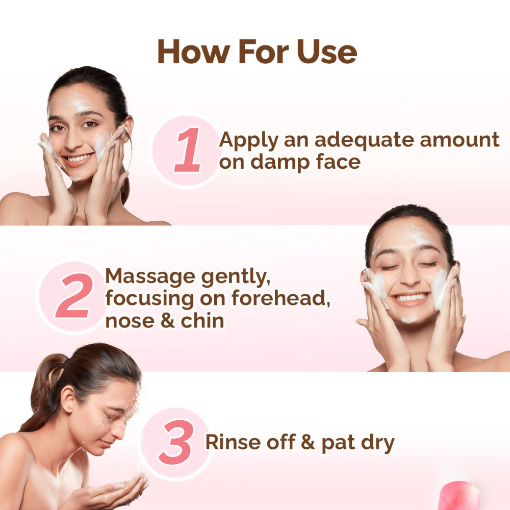Mamaearth Multani Mitti Oil Balance Face Wash With Multani Mitti & Bulgarian Rose | Grocsy