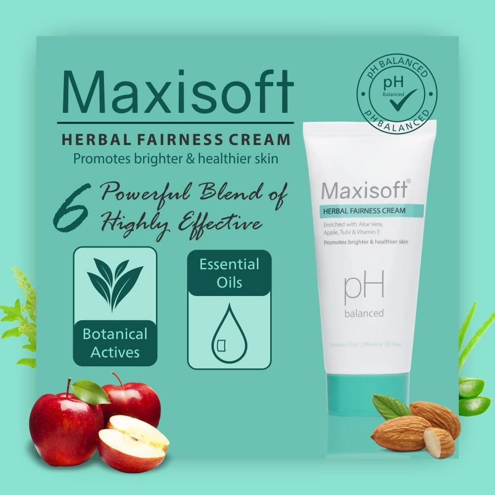 Maxisoft Herbal Fairness Cream Glowing Skin | Grocsy