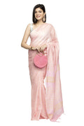 Mominos Fashion Baby Pink Color Bhagalpuri Saree | Grocsy