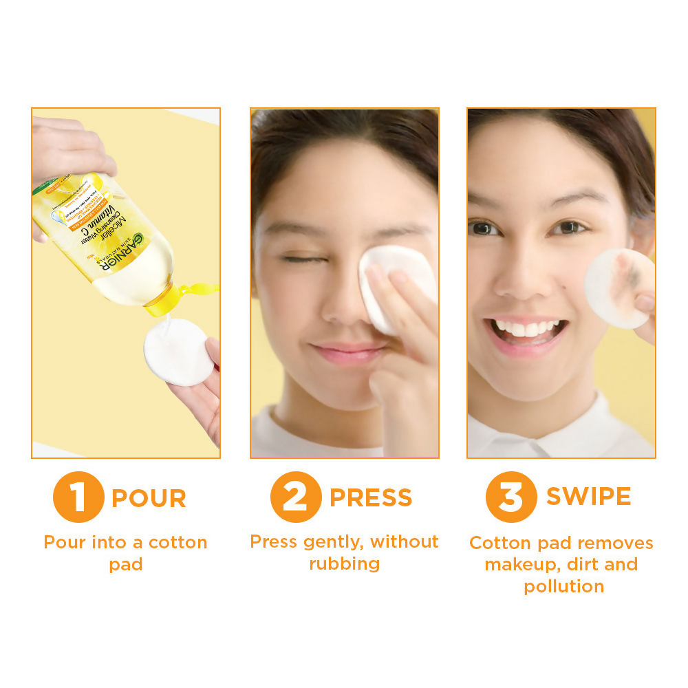 Garnier Vitamin C Micellar Cleansing Water | Grocsy