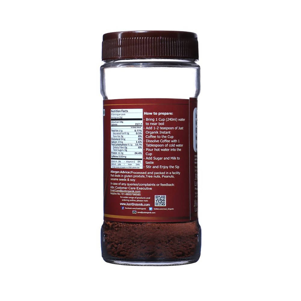 Just Organik Instant Coffee | Grocsy