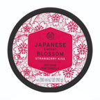 The Body Shop Japanese Cherry Blossom Strawberry Kiss Body Cream | Grocsy