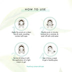 mCaffeine Green Tea Face Scrub with Vitamin C & Hyaluronic Acid | Grocsy