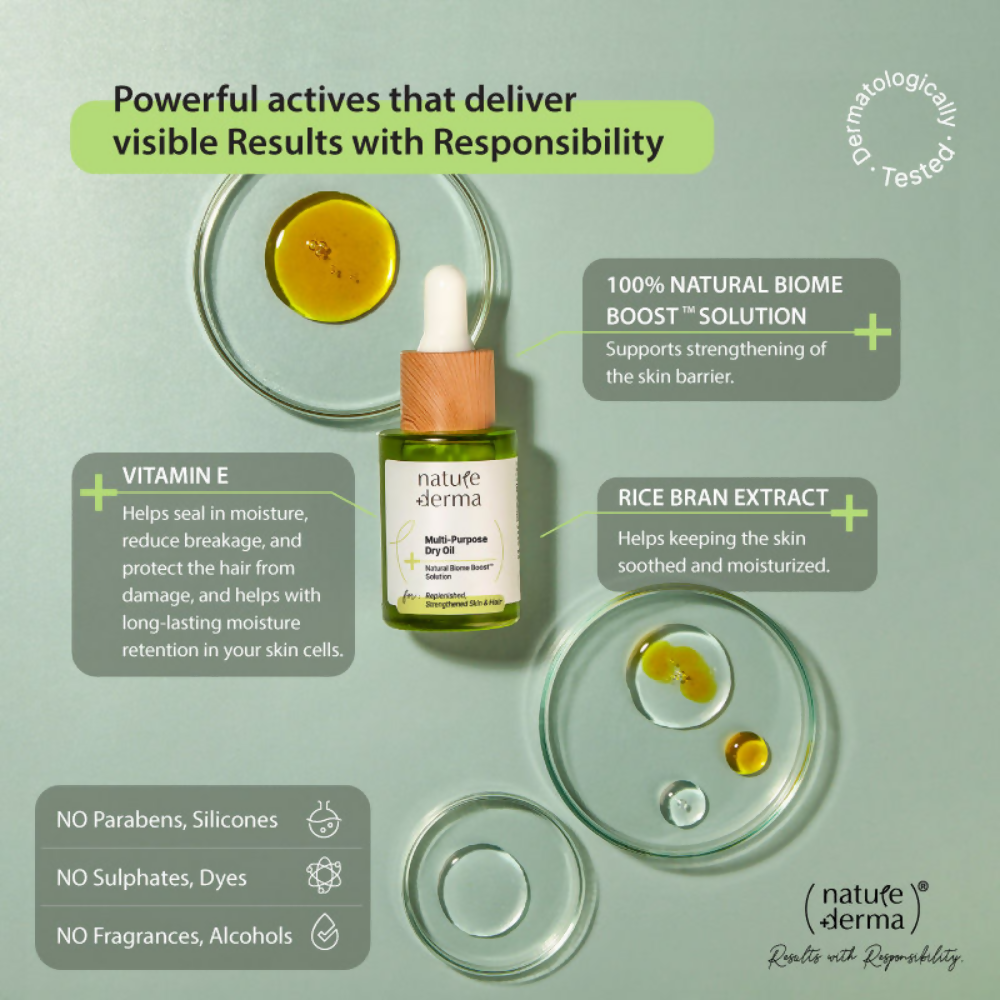 Nature Derma Multi-Purpose Dry Oil | Grocsy