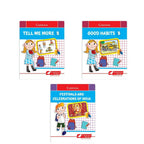 Cardinal General Knowledge Book 2 (Set of 3)|Good Habit B| Festival & Celebration of India| Tell Me More B| Combo Book Set| Ages 3-7 Years | Grocsy