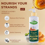 VI-JOHN Prakritik Yogurt & Honey Shampoo Cleanses Scalp, Made With 100% Natural Bio Actives | Grocsy