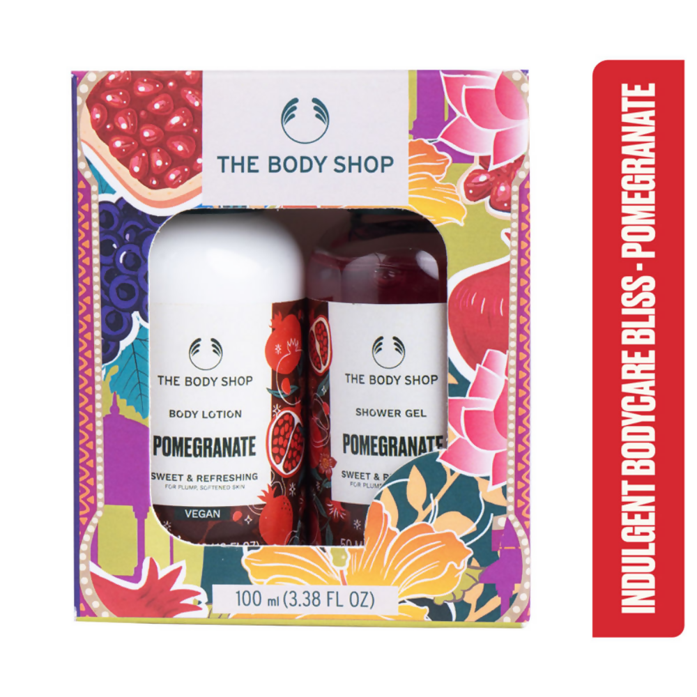 The Body Shop Pomegranate Shower Gel & Body Lotion Gift Set | Grocsy