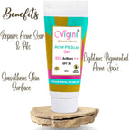Vigini 35% Actives Acne Pit Scars Spot Stop Face Day Night Gel for Men Women | Grocsy