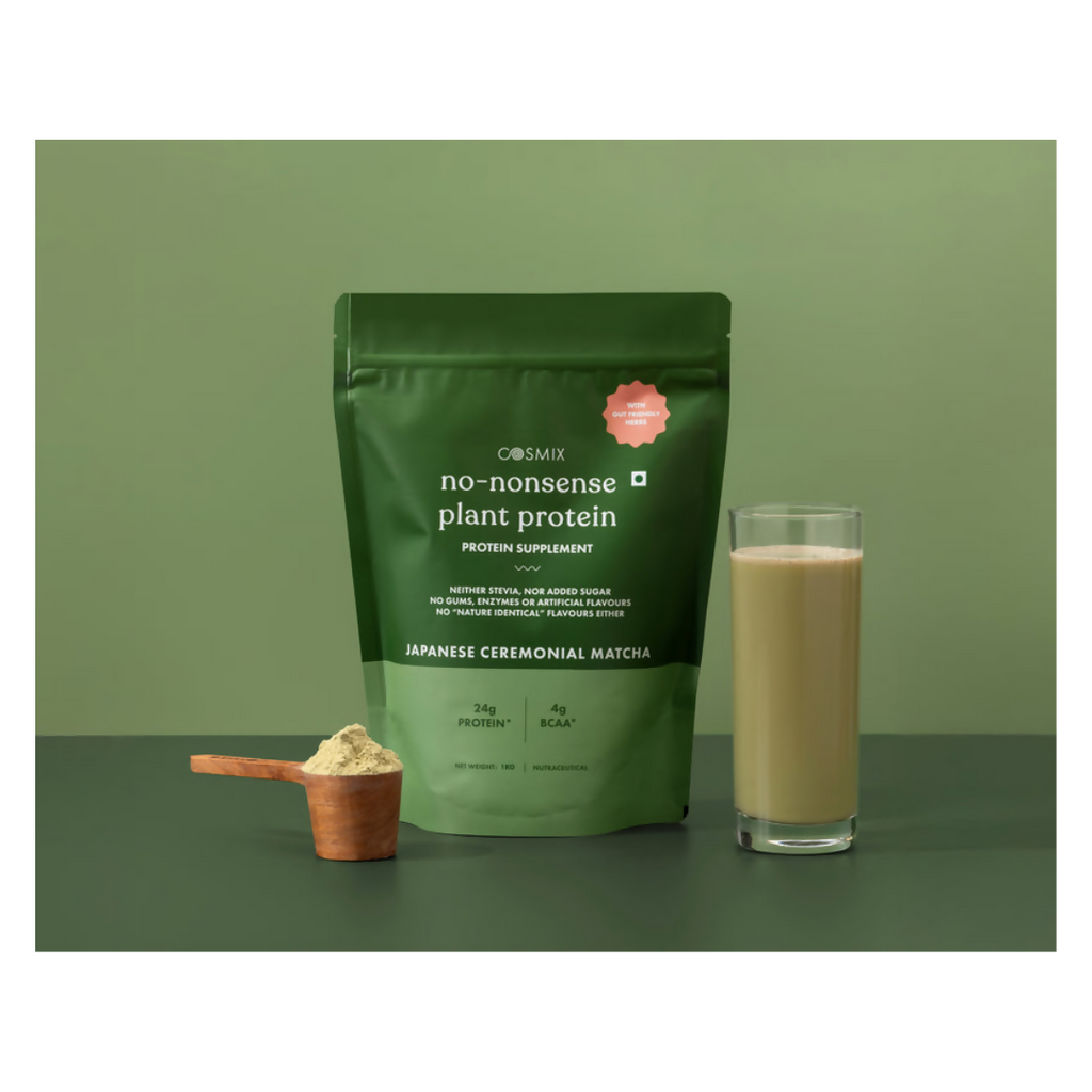 Cosmix No Nonsense Plant Protein Japanese Ceremonial Matcha | Grocsy