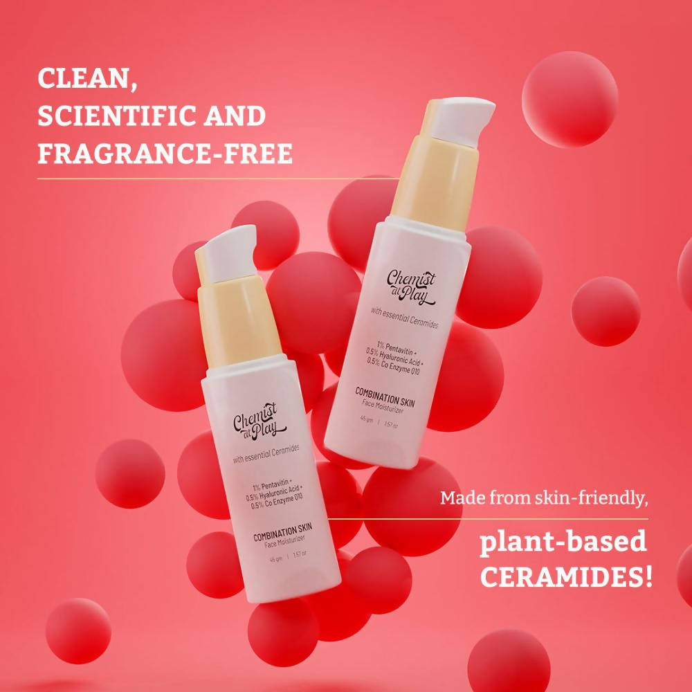 Chemist At Play Combination Skin Face Moisturizer For Hydrate, Protect and Improve Skin Texture | Grocsy