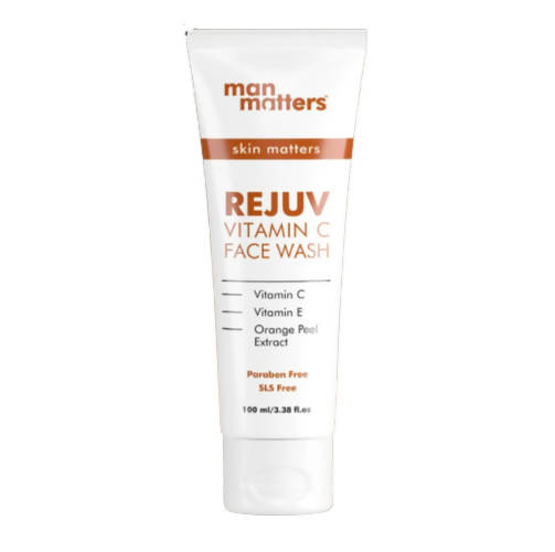 Man Matters Rejuv Vitamin C Face Wash for Men, Paraben & SLS Free | Grocsy