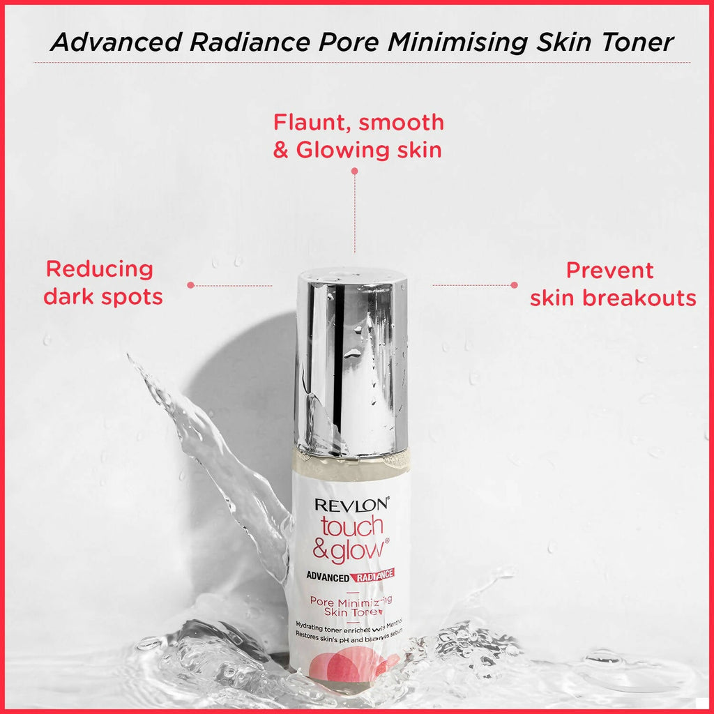 Revlon Touch & Glow Advanced Radiance Pore Minimizing Skin Toner | Grocsy