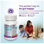 Healthyr-U Advanced Digestive Enzymes + Probiotic Tablets - Swadesiicart