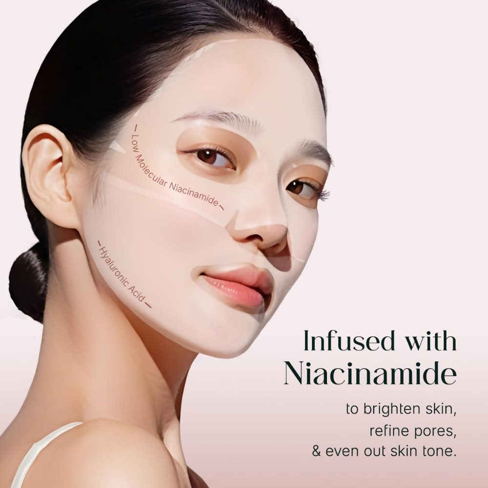 Seoulskin Niacinamide Glass Skin Overnight Mask – Korean Face Mask Sheet | Grocsy