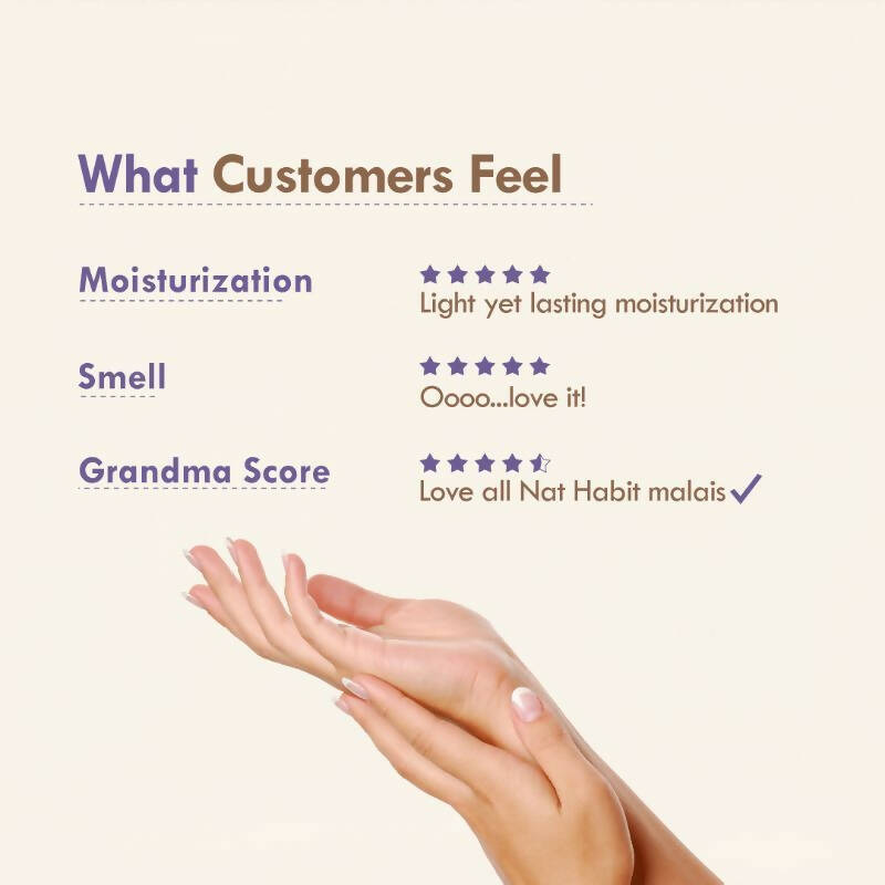 Nat Habit 4 Butter Mush Hand Malai Cream | Grocsy