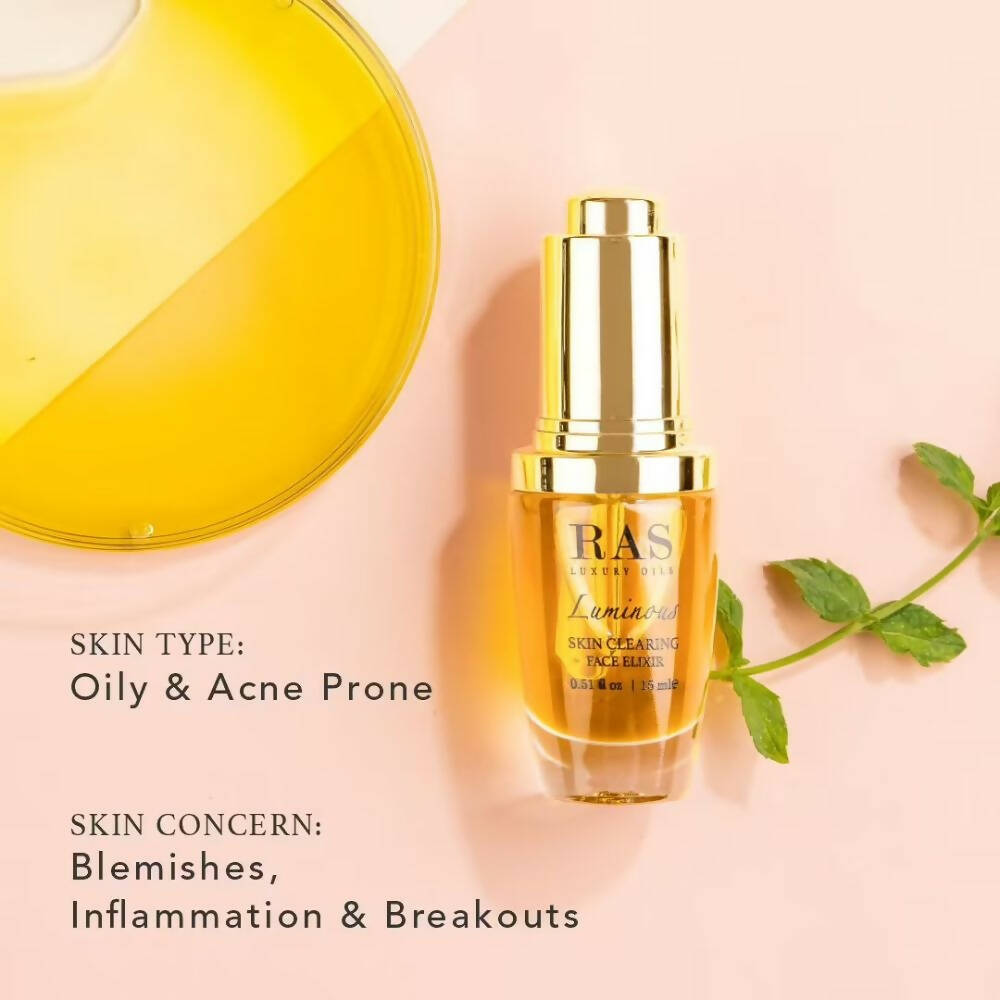 Ras Luxury Oils Luminous Skin Clearing Face Elixir | Grocsy