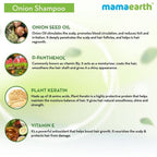 Mamaearth Onion Shampoo & Onion Conditioner For Hair Fall Control | Grocsy