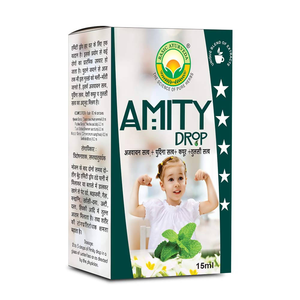 Basic Ayurveda Amity Drops | Grocsy