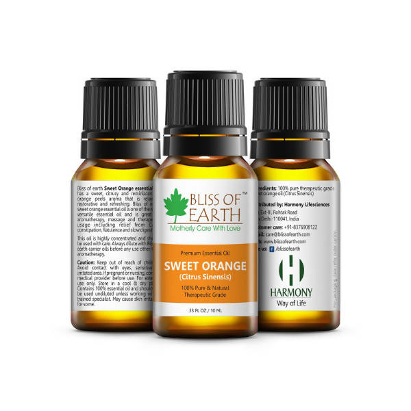 Bliss of Earth Premium Essential Oil Sweet Orange | Grocsy