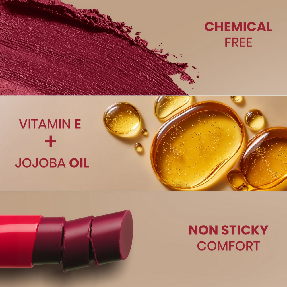 NY Bae Transfer-proof Matte Crayon Lipstick – Sangria 03 | Grocsy
