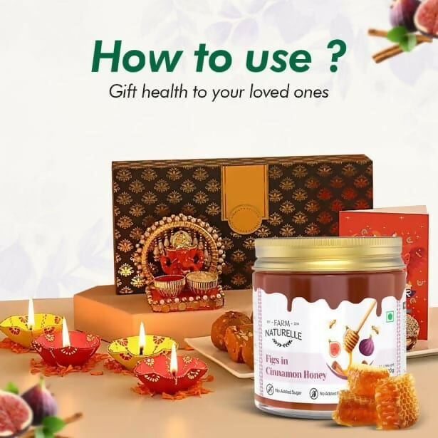 Farm Naturelle Figs in Cinnamon Honey Sweet & Healthy Delight | Grocsy