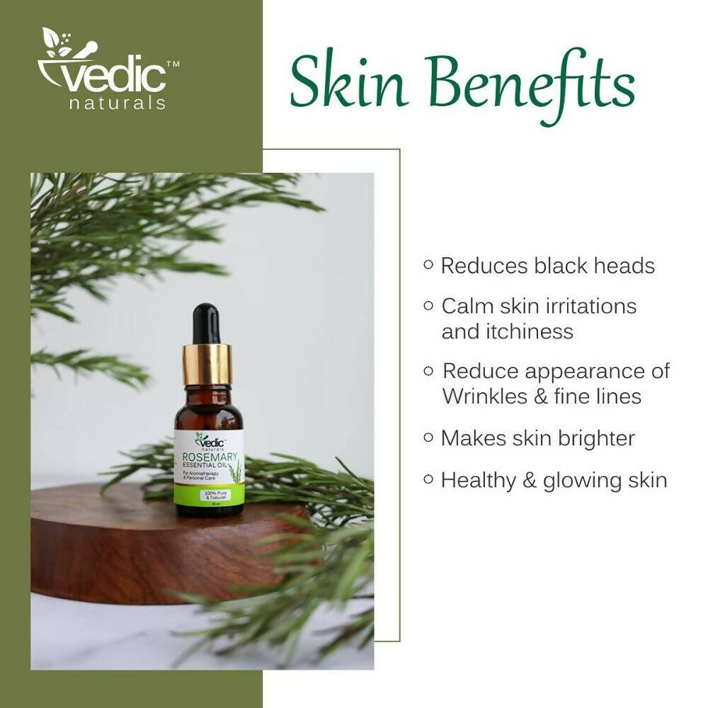 Vedic Naturals Rosemary Essential Oil | Grocsy