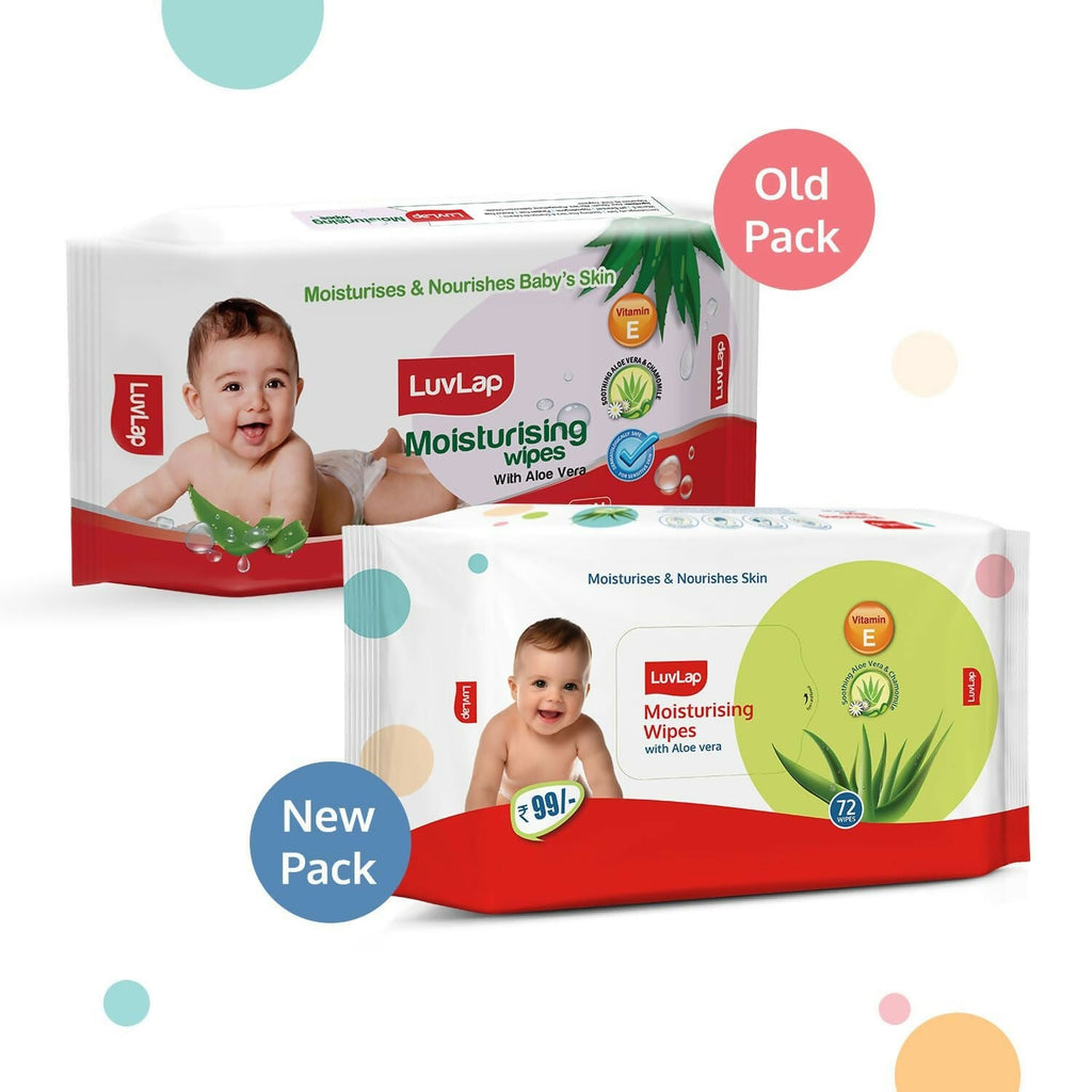 LuvLap Baby Wipes - Alovera Old | Grocsy