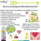 Meraki Essentials Bergamot Mint Essential Oil | Grocsy