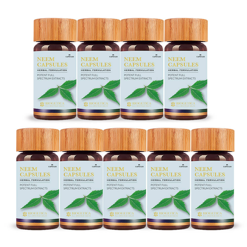 Biogetica Neem 80 Capsules | Grocsy