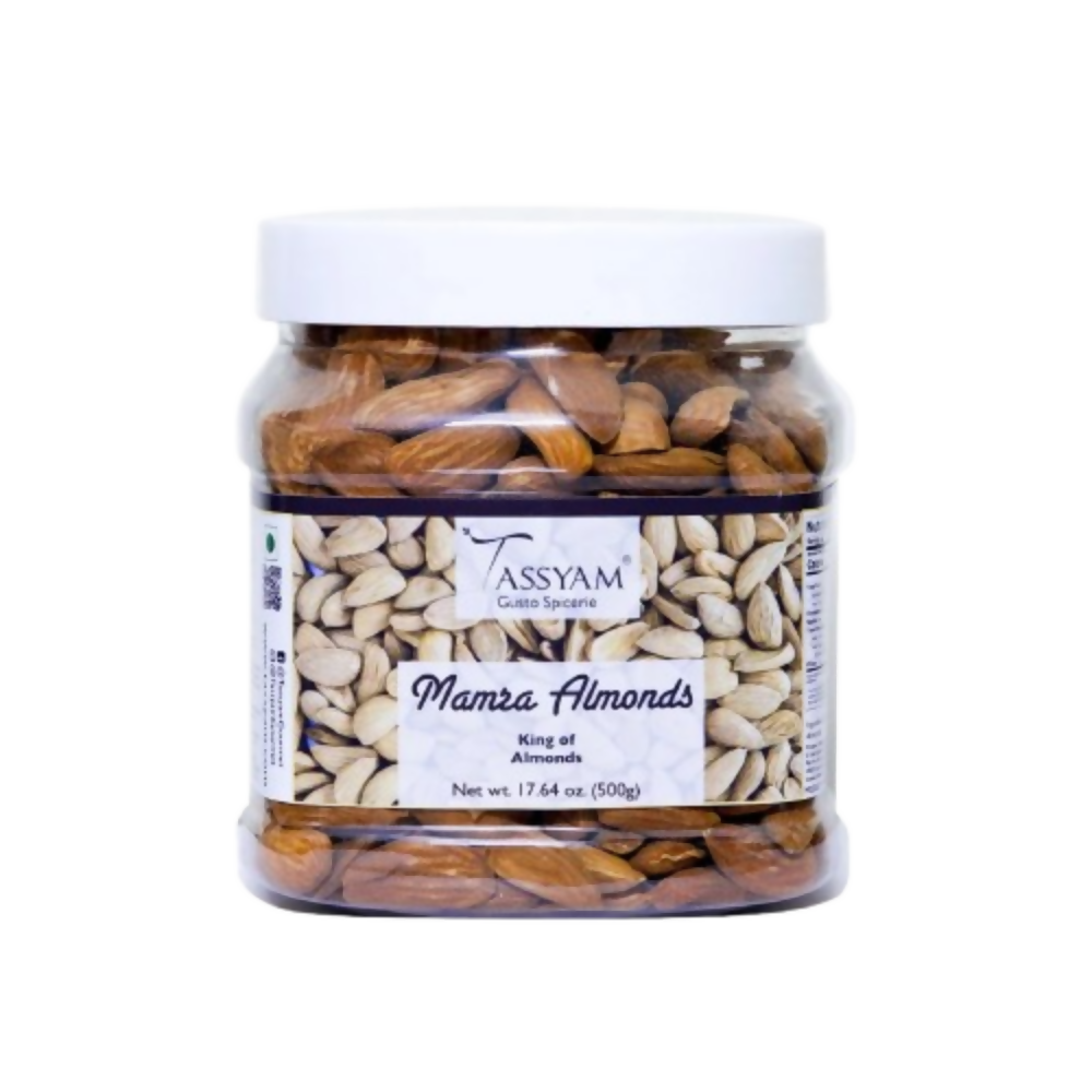 Tassyam Organics Ultra Premium Mamra Almonds | Grocsy