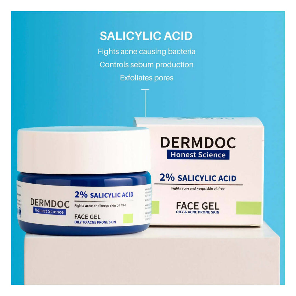 Dermdoc 2% Salicylic Acid Face Gel | Grocsy