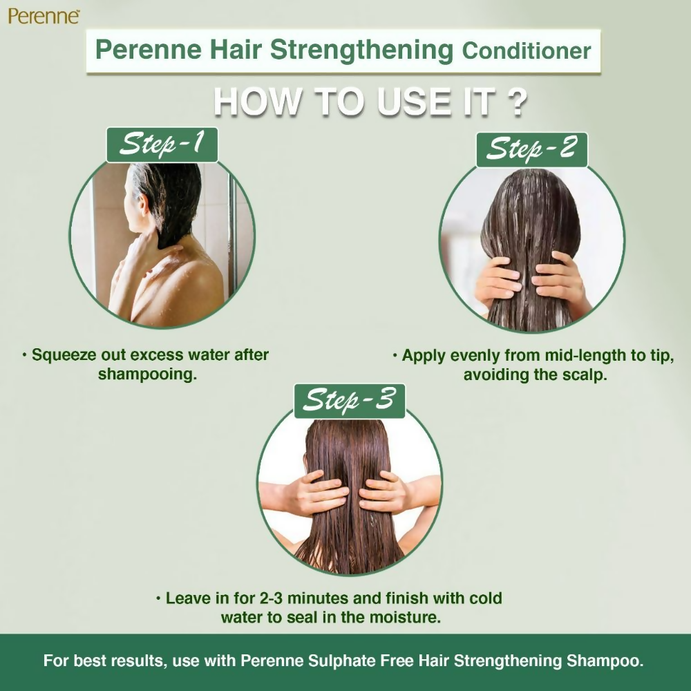 Perenne Hair Strengthening Conditioner With Hydrolyzed Keratin And Wheat Protein | Grocsy