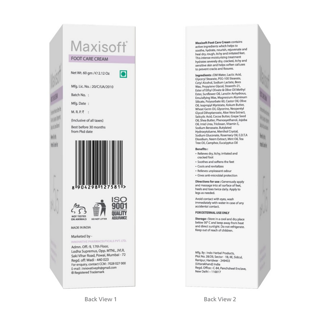 Maxisoft Foot Care Cream | Grocsy