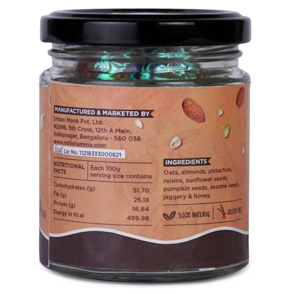 Millet Amma Nutrabite (Nuts & Seeds Energy Bar) | Grocsy