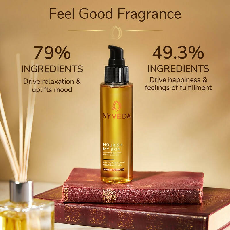 Nyveda Body Oil | Nourish My Skin Moisturise & Glow Head-To-Toe | Grocsy