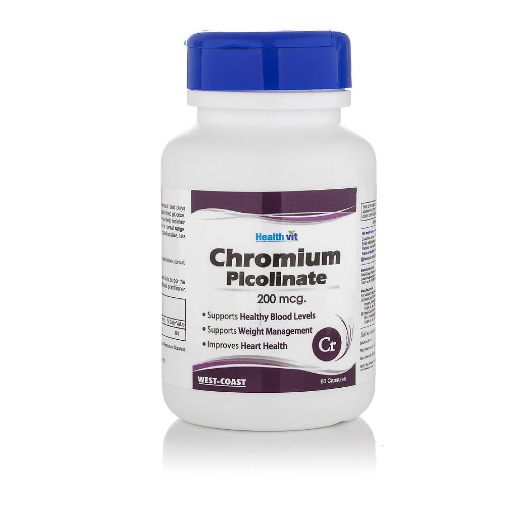 Healthvit Chromium Picolinate 200mcg Capsules