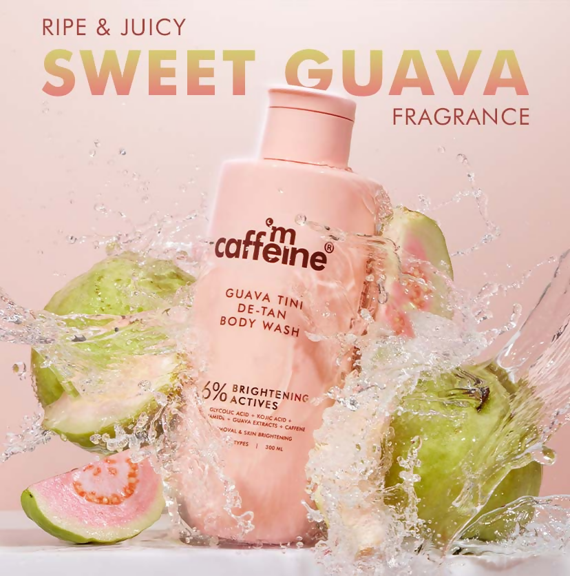 mCaffeine Pink Glow Set (Guava Body Wash & Sweet Escape Body Lotion) | Grocsy